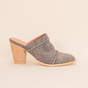 Heeled Platform Mules